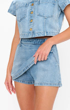 Show Me Your Mumu Monroe Skort in Stratosphere Denim