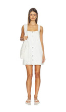 Show Me Your Mumu Everly Mini Dress in White Linen