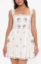 Show Me Your Mumu Demi Mini Dress in Wild Meadow Embroidery