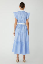 JS71 Yasmin Maxi Dress in Blue/White