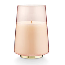 Pink Pine Tall Glass Candle