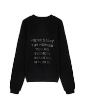 Boys Lie 1-800 Kara Crewneck in Black