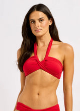 Seafolly Collective Halter Bandeau Top Twist Band Mini Hipster Bikini