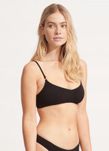Seafolly SeaDive Bralette Top Hipster Pant Bikini in Black