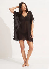 Seafolly Amnesia Kaftan in Black