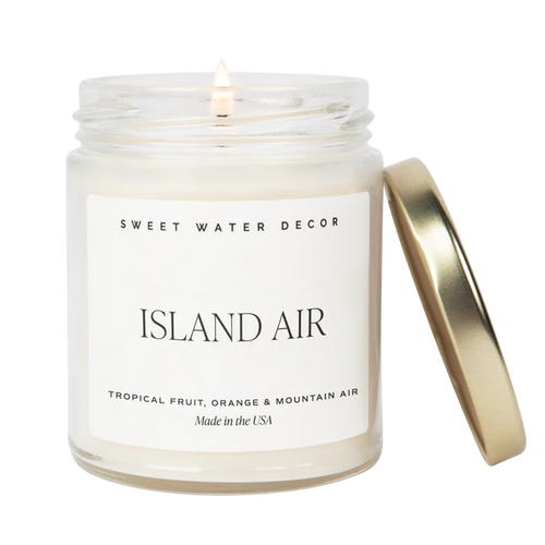 Island Air Clear Jar Candle