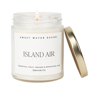 Island Air Clear Jar Candle