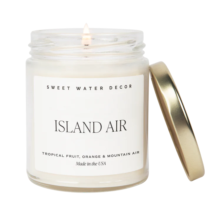 Island Air Clear Jar Candle