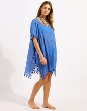 Seafolly Amnesia Kaftan in Sapphire