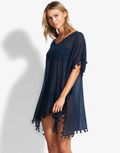 Seafolly Amnesia Kaftan in Indigo