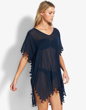 Seafolly Amnesia Kaftan in Indigo