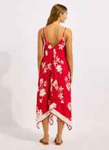 Seafolly Mayflower Scarf Dress in Cosmo Red