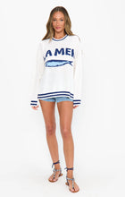 Show Me Your Mumu Settle In Sweater in La Mer Graphic Knit