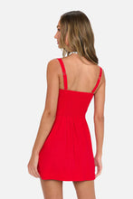 Show Me Your Mumu Emery Mini Dress in Sundried Tomato Linen