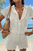 Show Me Your Mumu Lyla Short in White Eyelet Embroidery