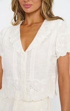 Show Me Your Mumu Lyla Top in White Eyelet Embroidery