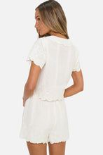 Show Me Your Mumu Lyla Short in White Eyelet Embroidery