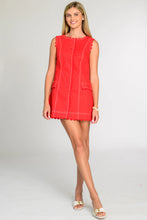 Elizabeth James The Label Rory Dress in Poppy Red