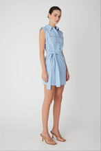 JS71 Kenlie Dress in Blue/White Stripe