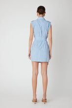 JS71 Kenlie Dress in Blue/White Stripe