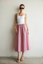 JS71 Gracen Dress in Red/White