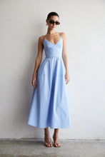 JS71 Neroni Dress in Blue/White Stripe