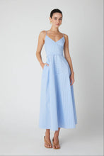 JS71 Neroni Dress in Blue/White Stripe