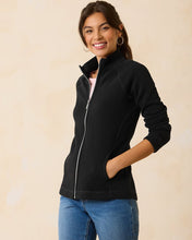 Tommy Bahama Black Zip Up Sweatshirt