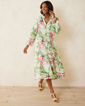 Tommy Bahama Hibiscus Print Midi Dress