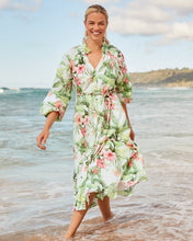 Tommy Bahama Hibiscus Print Midi Dress