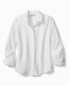 Tommy Bahama Classic White Linen Shirt