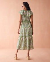 Omika Cora Midi Dress in Macie Matcha