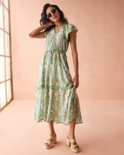 Omika Cora Midi Dress in Macie Matcha
