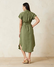 Tommy Bahama Sage Linen Shirt Dress