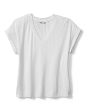 Tommy Bahama White Jersey V-Neck Tee