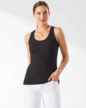 Tommy Bahama Black Rib Tank Top