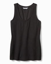 Tommy Bahama Black Rib Tank Top