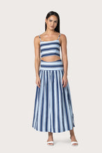 Lusana Oliver Skirt in Harbour Stripe