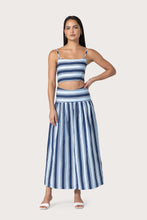 Lusana Oliver Skirt in Harbour Stripe