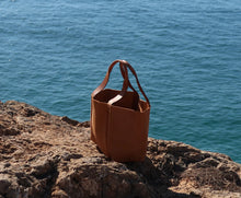 Lauren Reed Paloma Tote in Rustic Tan Nubuck Leather