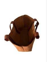 Lauren Reed Paloma Tote in Rustic Tan Nubuck Leather