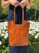 Lauren Reed Carmen Leather Tote in Rustic Tan