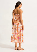 Seafolly Peach Floral Midi Dress