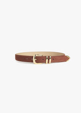 Favorite Daughter The Suede Jordan Belt in Light Brown Gold