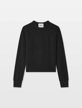 White & Warren Cashmere Crewneck in Black
