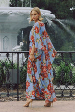 Hutch Avielle Dress in Blue/Red Floral