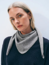 White & Warren Neckerchief in Grey Heather