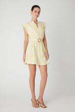 JS71 Lavina Dress in Yellow/White Stripe