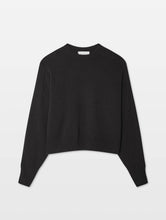 White & Warren Cashmere Blend Luxe Fringe Crewneck