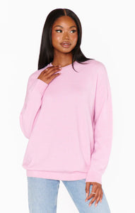 Show Me Your Mumu Mauve Pink Soft Sweater